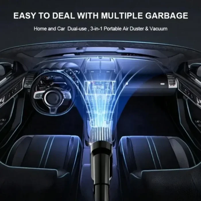 kf-Sf0bcdbfa0c3c4fc5b35ee9fb842de545P Combination Vacuum Cleaner USB Charging Car Household Vacuum Cleaner Small Car with Fully Automatic High Power Powerful Cleaning - Image 2