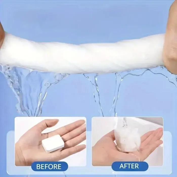 kf-Sf0e860a5b95b4dca8cffeb63276296b6D One-time Compressed Towel Washcloth Thickens the Cotton Bath Towel Travel Clean Face Independent Packing Portable Face Towel - Image 4