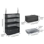 1 Set Housewares Luggage Travel Organizer Travel Essentials Hanging Packing Cubes Hanging Shelves Laundry Storage Compartment - Image 6