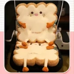1pc Simulation Bread Toast Cushion Stuffed Memory Foam Pillow Sofa Chair Decor Seat Cushion Cute Student Chair Pad - Image 5