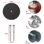 31pc Diamond Cutting Discs Sanding Grinding Wheel Circular Saw Blade Woodworking Metal Dremel Mini Drill Rotary Tool Accessories - Image 3