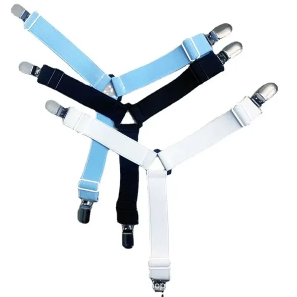 Triangle Bed Sheet Holders Fitted Sheet Clips Adjustable Sheet Suspenders Mattress Gripper Clips for Bed Mattress Cover - Image 6