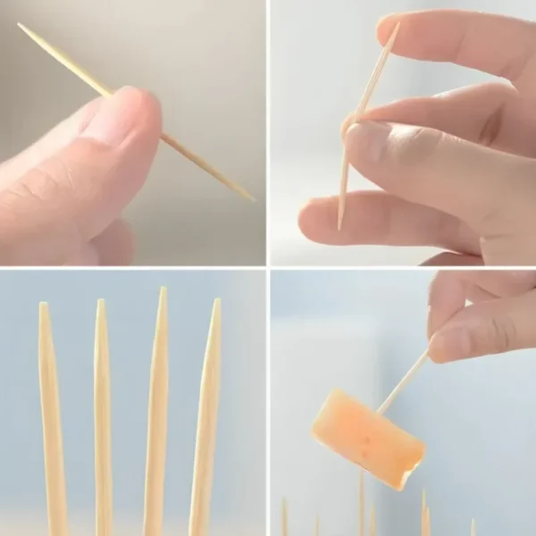 1000PCS Disposable Double Headed Toothpicks Natural Bamboo Floss Home Kitchen Restaurant Hotel Portable Teeth Cleaning Tool - Image 4