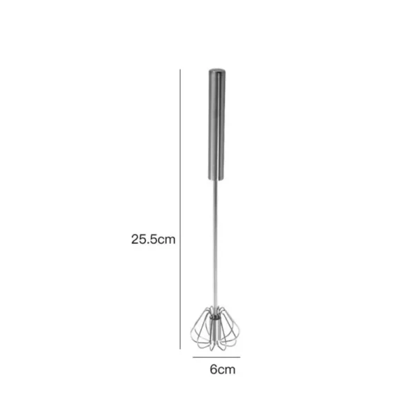 Stainless Steel Rotary Whisk Semi-Automatic Mixer Manual Whisk Household Cream Eggs Baking Gadgets - Image 6