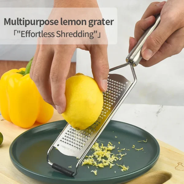 304 Stainless Steel Tube Handle Cheese Grater Lemon Grater Shredder Kitchen Cheese Grater Kitchen Gadgets - Image 5