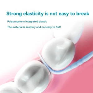 Toothpick Brush 200 PCs Boxed Plastic Toothpick Disposable Household Interdental Brush Teeth Picking Dental Floss