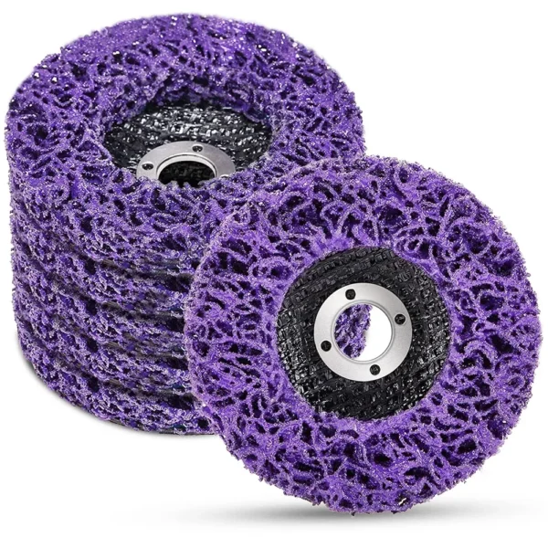 1Pcs 100/115/125mm Coral Disc Poly Strip Disc Grinder Strip Disc Abrasive Wheel Paint Rust Removal Clean For Angle Grinder - Image 1