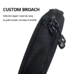 1pc Black Green Storage Bag Electronic Accessory Organizer Portable Usb Data Cable Charger Plug Travel Waterproof Organizer - Image 4