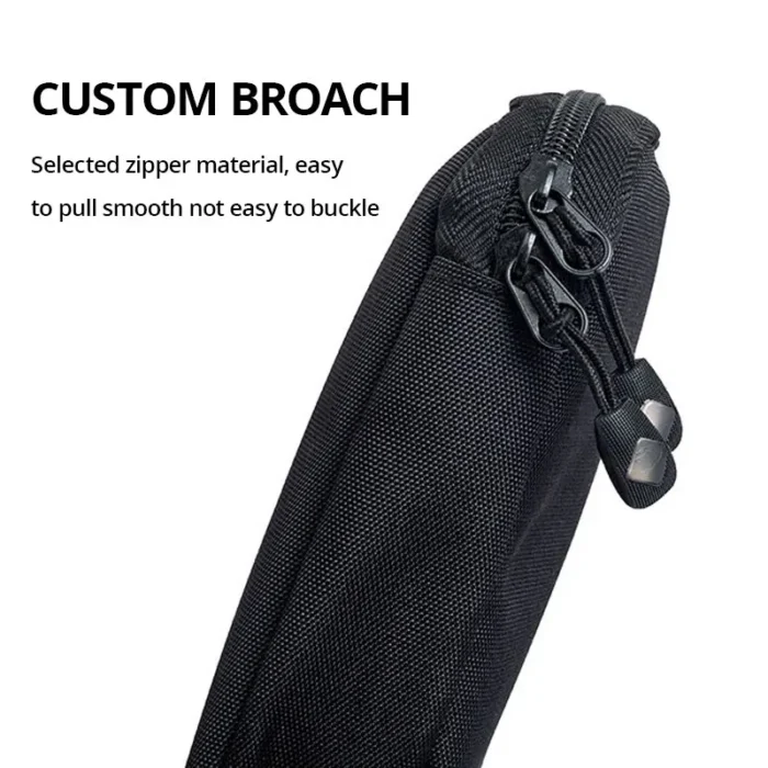 kf-Sf847ecc0c757431597381c46c59368092 1pc Black Green Storage Bag Electronic Accessory Organizer Portable Usb Data Cable Charger Plug Travel Waterproof Organizer - Image 4