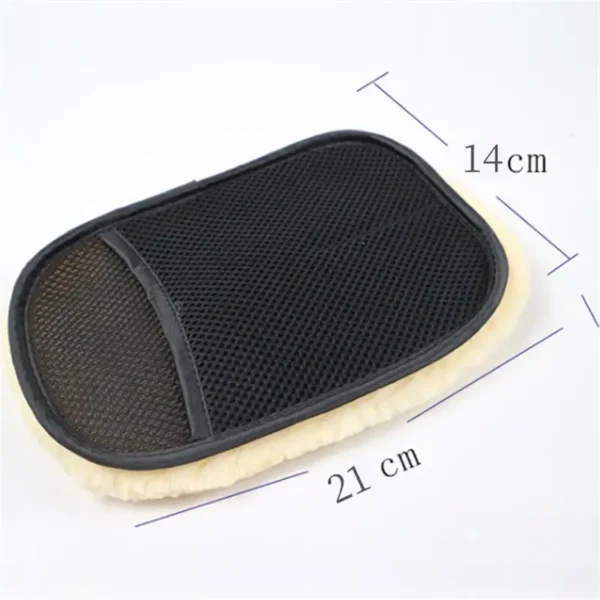 1 Pcs Good Microfiber Wool Soft Auto Car Washing Glove Cleaning Car Cleaning Glove Motorcycle Washer Care Car Paint - Image 6