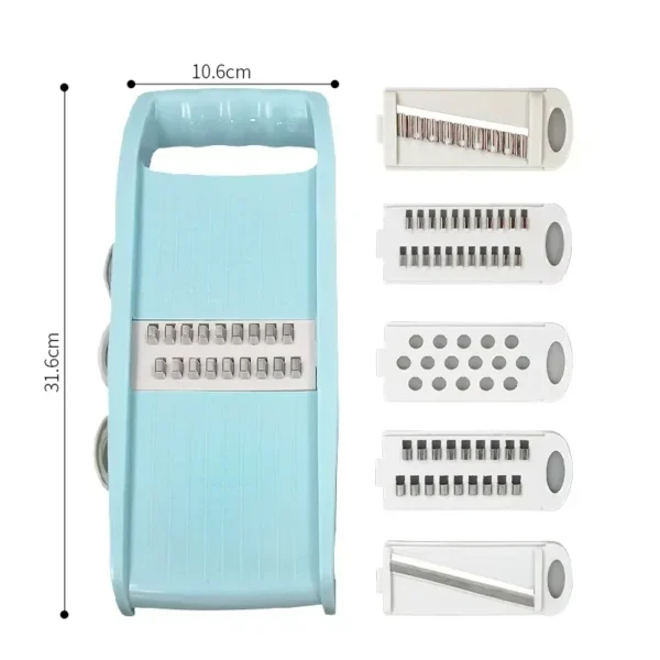 5 in 1 Multi-Functional Vegetable Chopper Onion Chopper Food Chopper Kitchen Mandoline Slicer Veggie Dicer Cutter - Image 6