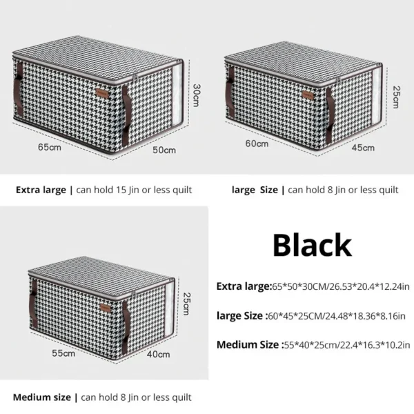 Thickened Non-woven Quilt Storage Bag For Household High-capacity Clothing Clothes Packaging Bag Organizing Luggage Bag - Image 6