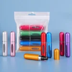 5/8ml Refillable Perfume Spray Atomizer Aluminum Perfume Spray Scent Pump Perfume Atomizer Refillable Mini Bottle for Travel