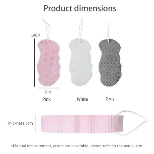 1pc Soft Sponge Body Scrubber Bath Exfoliating Scrub Sponge Shower Brush Body Skin Remover Exfoliante - Image 6