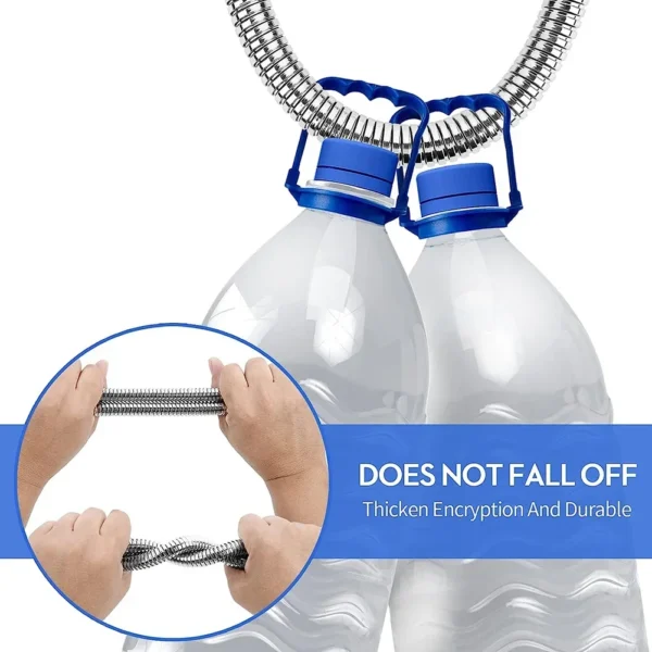 1pcs 2M Stainless Steel Hose Extension Tube Bathroom Shower Tube Extension Tube Water Pipe Draw Tube Bathroom Accessories - Image 5