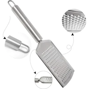 LMETJMA Micro Blade Cheese Grater Carrot Ginger Grater With Stainless Steel Handle Nutmeg Lemon Zester Vegetable Graters PY0029
