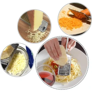 LMETJMA Micro Blade Cheese Grater Carrot Ginger Grater With Stainless Steel Handle Nutmeg Lemon Zester Vegetable Graters PY0029