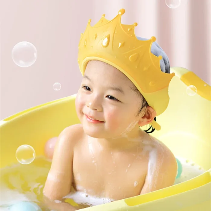 Shampoo God Eye and Ear Protection Silicone Shampoo Hat Baby and Child Waterproof Shower Shampoo Hat - Image 1