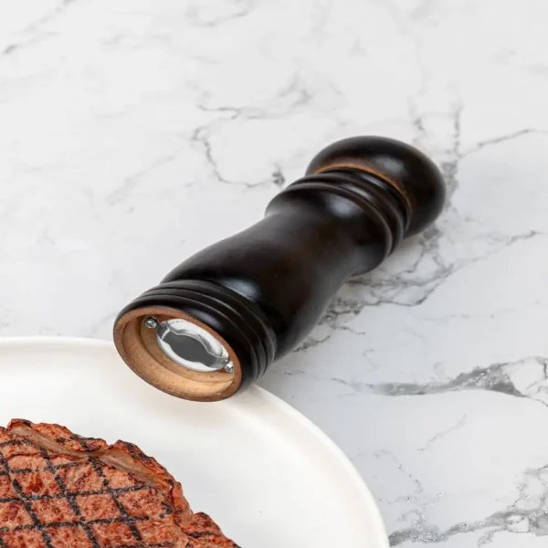Black Pepper Mill Dutch Wood Manual Pepper Grinding Seasoning Bottle Creative Pepper Grinder Pepper Mill - Image 2
