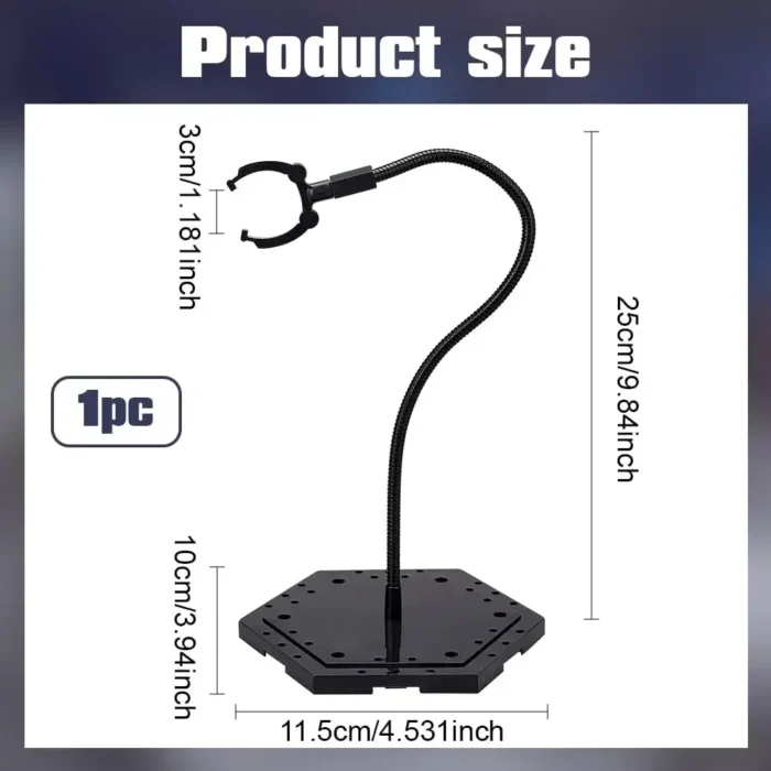 kf-S23f0fb400c2d47ecbca81f83ecfdbe68F 25cm Snake Tube Bracket Action Figure Base Display Stand Bracket For Figure Animation Cinema Game Model Toy Bracket Accessories - Image 6