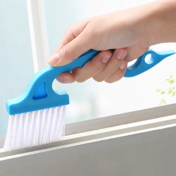2-in-1 Windows Gap Cleaning Brush & Flat Shovel, Household Cleaning Tool for Kitchen, Bathroom, Toilet - Image 4