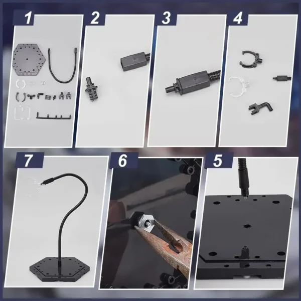 25cm Snake Tube Bracket Action Figure Base Display Stand Bracket For Figure Animation Cinema Game Model Toy Bracket Accessories - Image 3