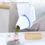 Moisture-proof Grain Jar Rice Jar Grain Storage Box Pet Food Bucket Storage Jar Sealed Bucket Filled Rice Bucket - Image 2