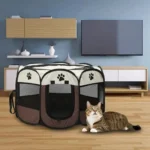 Portable Foldable Pet Tent Kennel Octagonal Fence Puppy Shelter Easy To Use Outdoor Easy Operation Large Dog Cages Cat Fences - Image 2