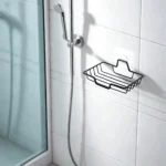 Stainless Steel Wall Mounted Soap Holder No Drill Hanger for Bathroom Holds 2 Soaps Holiday Gift for Halloween Christmas