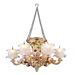 40cm Imitation Rattan Hanging Basket Flower Pot Chain With 3 Hooks Basin Hydroponic Plants Plant Grow Basin Home Garden Decor