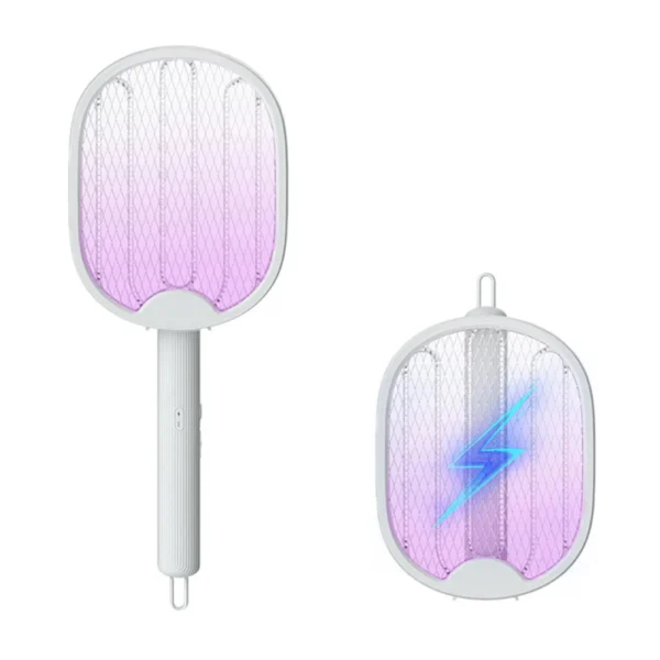 Foldable Electric Mosquito Killer Fly Swatter Trap USB Rechargeable Mosquito Racket Insect Killer with UV Light Bug Zapper 3000V - Image 6
