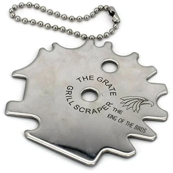 Portable Metal BBQ Grills Grate Cleaner Cleaning Barbecue Scraper Scrubber Tool Grill Cleaning Barbecue Cleaning Grill Scraper - Image 5