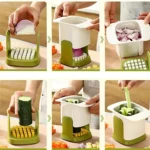 Multifunctional Vegetable Chopper Onion Dicing Artifact French Fries Slicer Kitchen Gadget Cucumber Potato Slicer Kitchen Tools - Image 4