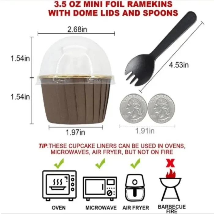 kf-S6346c7c7d83f47f39c1621dc8e817fd7T 50pcs Disposable Baking Roll Top Cups Utensils Cake Paper Oilproof High Temperature Muffin Dessert Cups Cake Decoration - Image 5