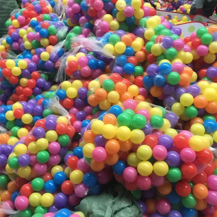 kf-S634e60c6e1db4c70bdac754567be5b18D 100PCS Outdoor Sport Ball Colorful Soft Water Swim Pool Ocean Wave Ball Baby Eco-Friendly Stress Air Ball Tent Toys for Children - Image 1