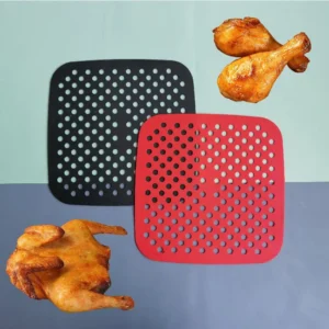 Silicone Air Fryer Mats Accessories Lining Accessories Food Air Fryer Oil Filtering Silicone Heat Insulation Mats