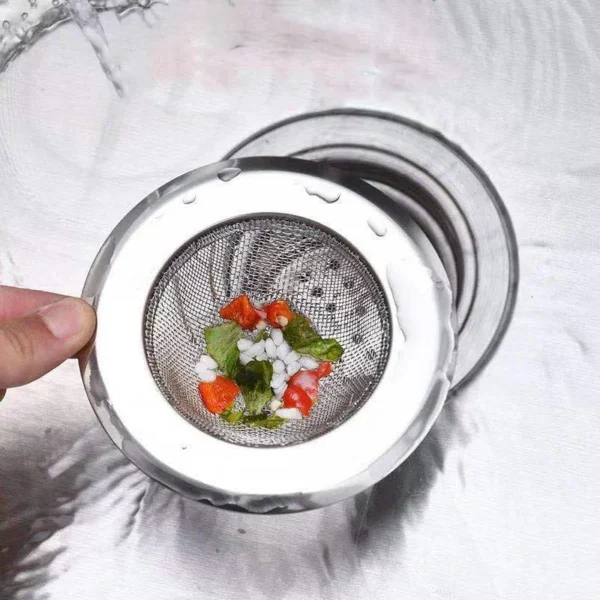 kf-S775ce7c05826437793620d50d7677fb5Z 2pcs Kitchen Sink Strainer, Stainless Steel Sink Drain Strainer, Food Catcher - Image 1