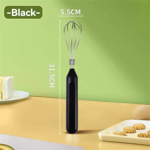 1pcs Handheld Electric Whisk Household Small Creamer With Coffee Frother Egg Whites Mixer - Image 5