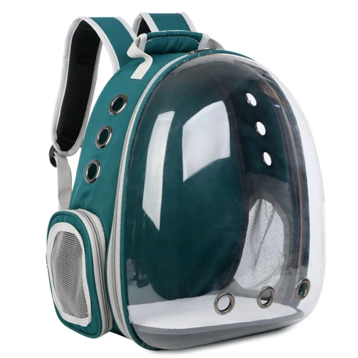 kf-S80b066a4f22f4b2cbf7d751b4cc7758cF Cat Pet Carrier Backpack Transparent Capsule Bubble Pet Backpack Small Animal Puppy Kitty Bird Breathable Pet Carrier for Travel - Image 4