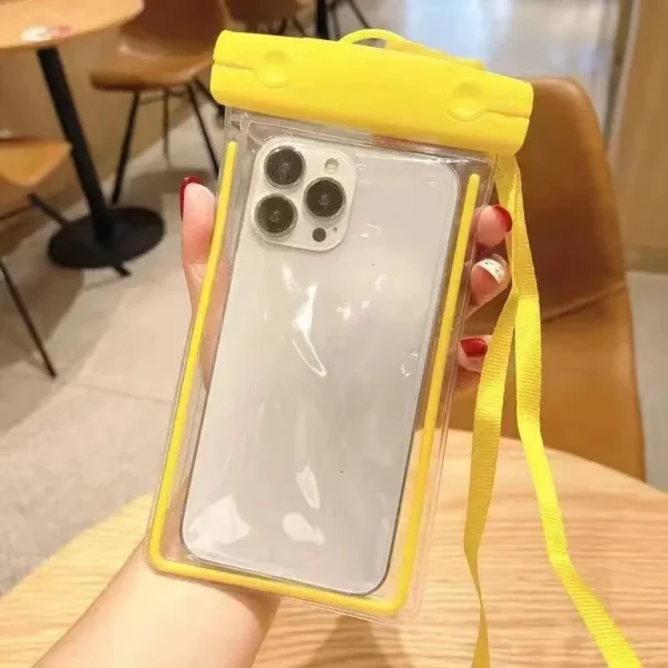 Universal Sealed Phone Waterproof Pouch Lanyard Crossbody Touchable Swimming Diving Phone Case - Image 6