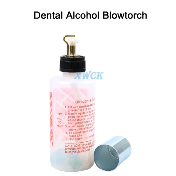 Dental Alcohol Bottle Dentistry Denture Empty Plastic Torch Bottle Chemical Wax Type Clcohol Lamp For Dental Lab - Image 1