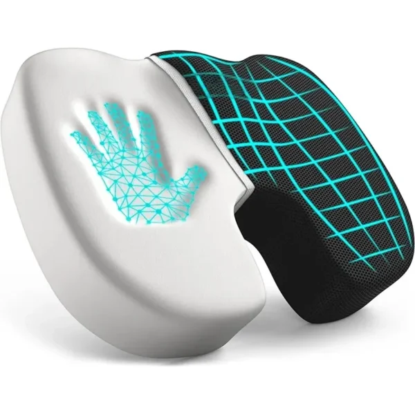 kf-S8984aa9b399c492bb787877847d9a6f47 Ergonomic Memory Cotton Office Cushion Hemorrhoid Cushion Chair Cushion Sedentary Artifact Student Ass CushionErgonomic Memory C - Image 1