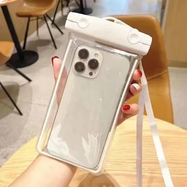 Universal Sealed Phone Waterproof Pouch Lanyard Crossbody Touchable Swimming Diving Phone Case - Image 3