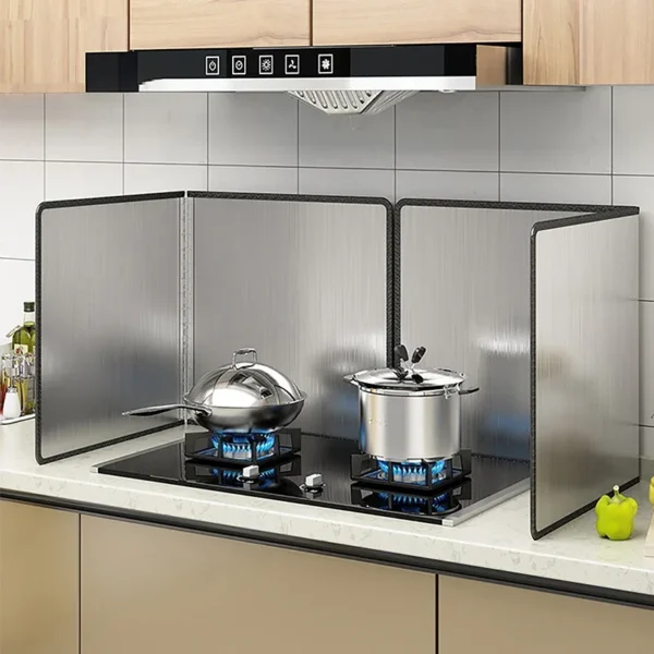 Oil Splatter Guard Grease Splatter Screen for Frying Splatter Guard Stainless Steel Splatter Screen Gas Stove Oil Splash Guard - Image 2