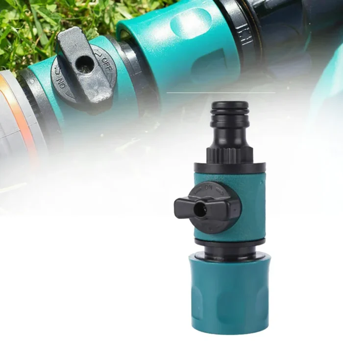 kf-S9ed98f2ea4734ac7ada2f66b9ab0637fZ Garden Hose Shut Off Valve, Quick In-Line Tap Connector for Watering & Irrigation System - Image 1