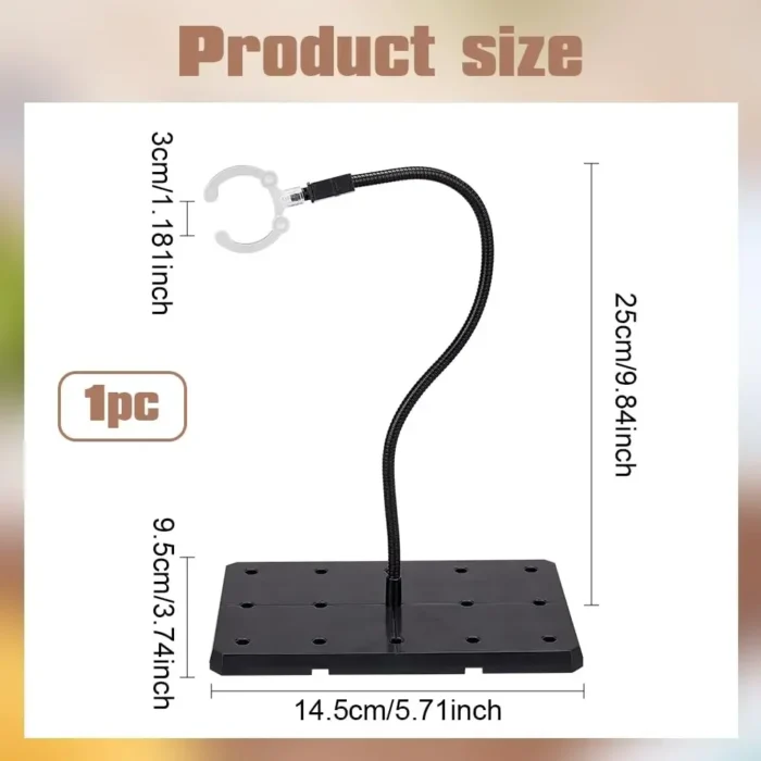 kf-Saa044bfc5b3f4679acde2f6b238d7f6dz 25cm Snake Tube Bracket Action Figure Base Display Stand Bracket For Figure Animation Cinema Game Model Toy Bracket Accessories - Image 5