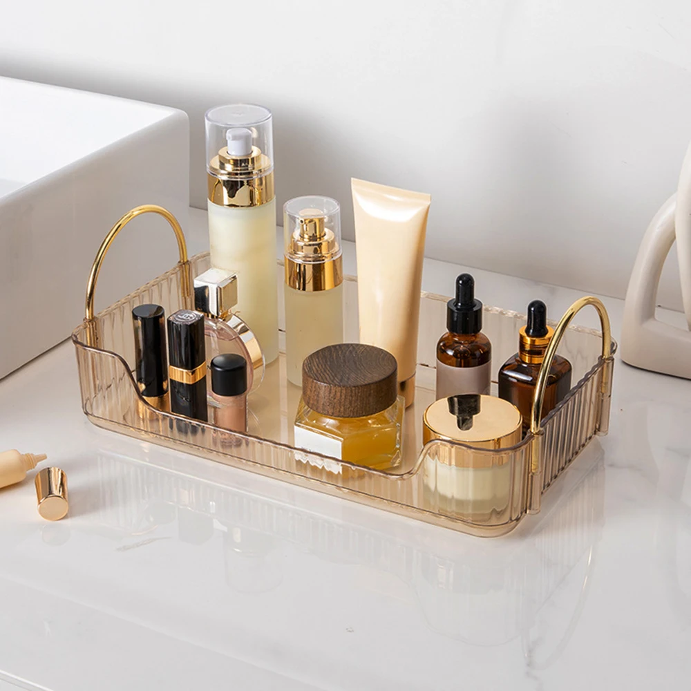 kf-Sad50720f4d6d44dea853742d03d0b9fdU Elegant Makeup Storage Box for Bathroom, Toilet and Dressing Table - Image 1