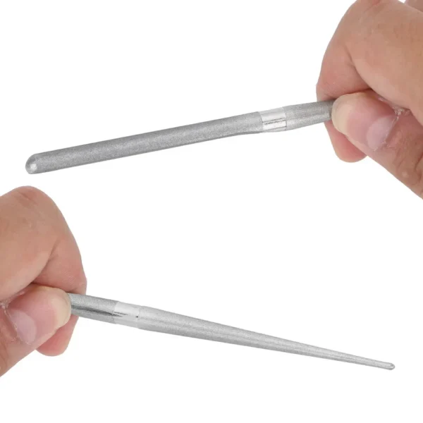 Knife Sharpener For Fishhook Knife 1 piece Grindstone Diamond Plated Carbon Steel Pen Shape - Image 2