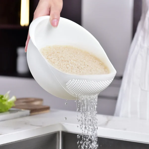 Multi-purpose Rice Drainage Basket and Fruit and Vegetable Drainage Sieve Kitchen Tool Kitchen Gadgets Accessories - Image 1