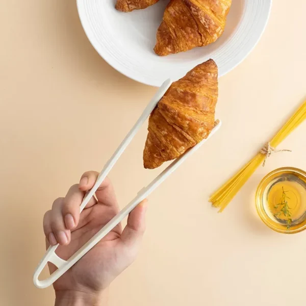 Silicone Grill Tongs Non-Stick Food Bread Clip Heat Resistant BBQ Salad Cooking Serving Clamp Steak Pasta Clip For Kitchen - Image 2